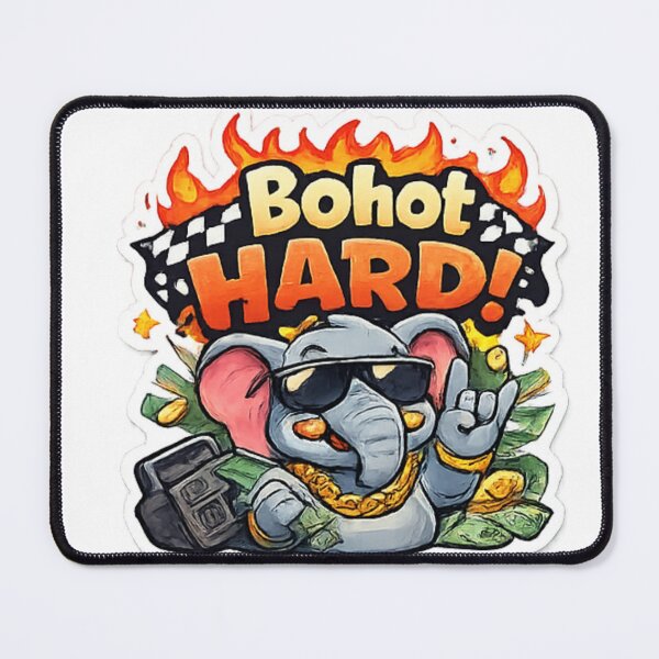 Item preview, Bohot HARD Funny Gen Z Elephant Sticker | Cool Desi Meme Cartoon. designed and sold by Jyotisima8929.