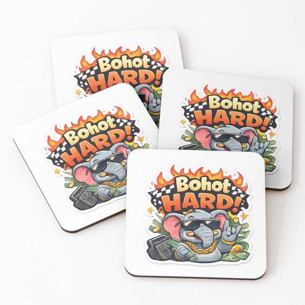 Item preview, Bohot HARD Funny Gen Z Elephant Sticker | Cool Desi Meme Cartoon. designed and sold by Jyotisima8929.