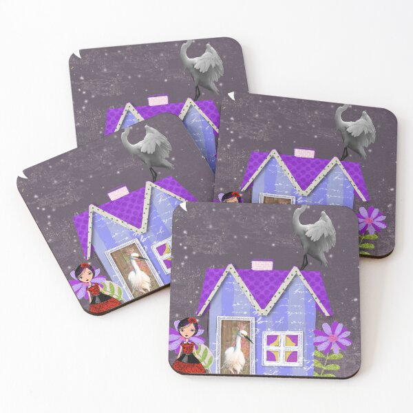 Item preview, Midnight Sentinel at the Lavender Cottage designed and sold by artbydonyale.