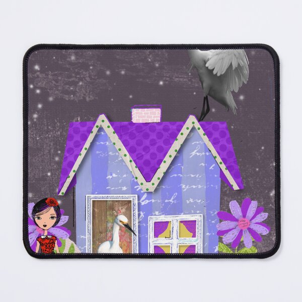 Item preview, Midnight Sentinel at the Lavender Cottage designed and sold by artbydonyale.