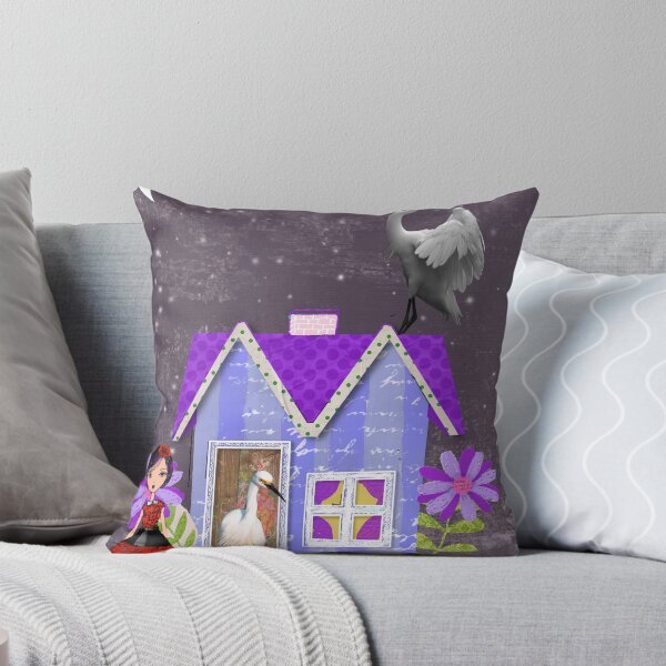 Item preview, Midnight Sentinel at the Lavender Cottage designed and sold by artbydonyale.