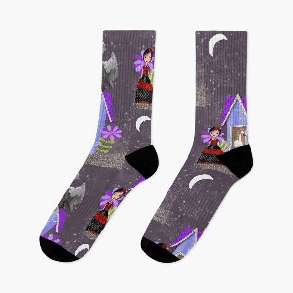 Item preview, Midnight Sentinel at the Lavender Cottage designed and sold by artbydonyale.