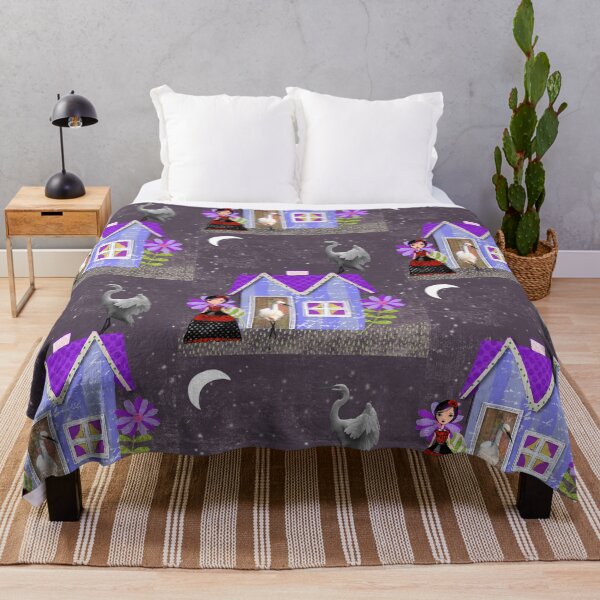 Item preview, Midnight Sentinel at the Lavender Cottage designed and sold by artbydonyale.