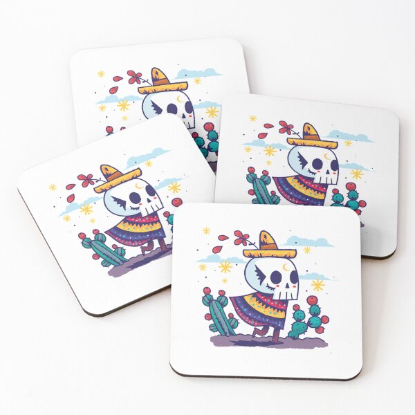 Item preview, Cute Traveling Mexican Skeleton Viajero Art designed and sold by Latiendade.