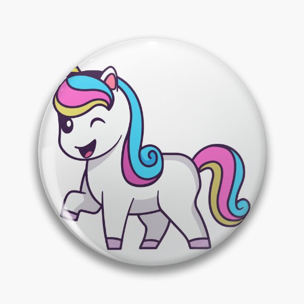 Item preview, Cute Magical Unicorn Winking Cartoon Illustration designed and sold by earthshotr.