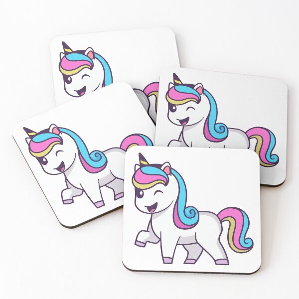Item preview, Cute Magical Unicorn Winking Cartoon Illustration designed and sold by earthshotr.