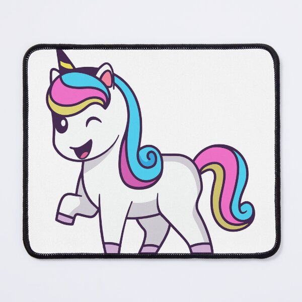 Item preview, Cute Magical Unicorn Winking Cartoon Illustration designed and sold by earthshotr.