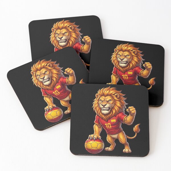 Item preview, Spain Lion — Football World Cup 2026 Cartoon Mascot Sticker designed and sold by David Mateo ArtWorks.