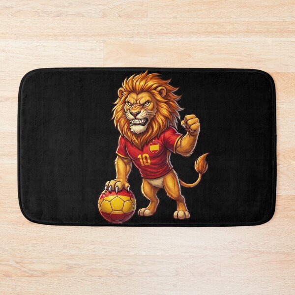 Item preview, León España — Mascota Fútbol Mundial 2026 Estilo Cartoon designed and sold by David Mateo ArtWorks.
