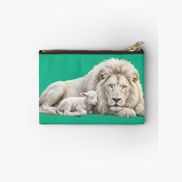 Item preview, Majestic Biblical Lion and Lamb designed and sold by RRRShop.