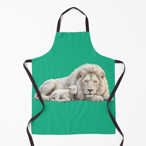 Item preview, Majestic Biblical Lion and Lamb designed and sold by RRRShop.