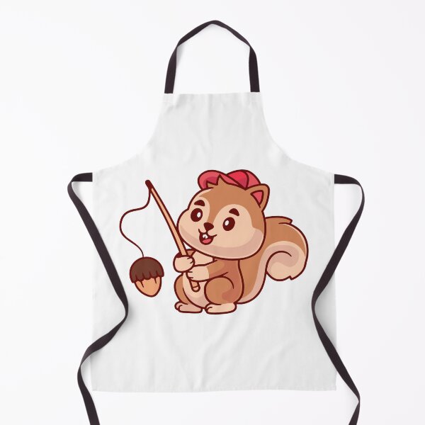 Item preview, Cute Squirrel Fishing For Acorn Nut Cartoon designed and sold by earthshotr.