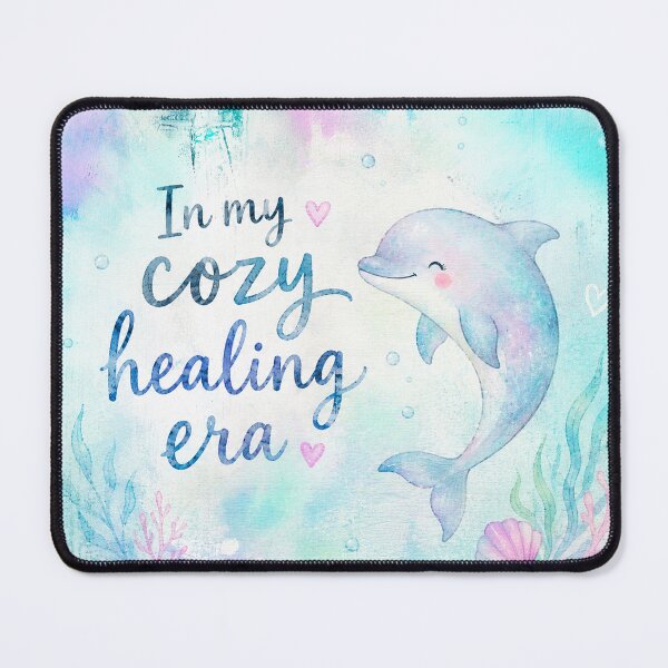 Item preview, In My Cozy Healing Era Dolphin Aesthetic designed and sold by Kr8Design.