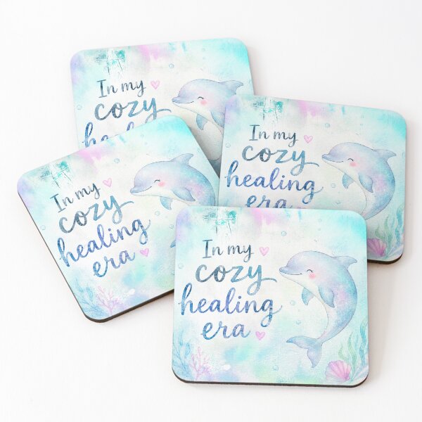 Item preview, In My Cozy Healing Era Dolphin Aesthetic designed and sold by Kr8Design.