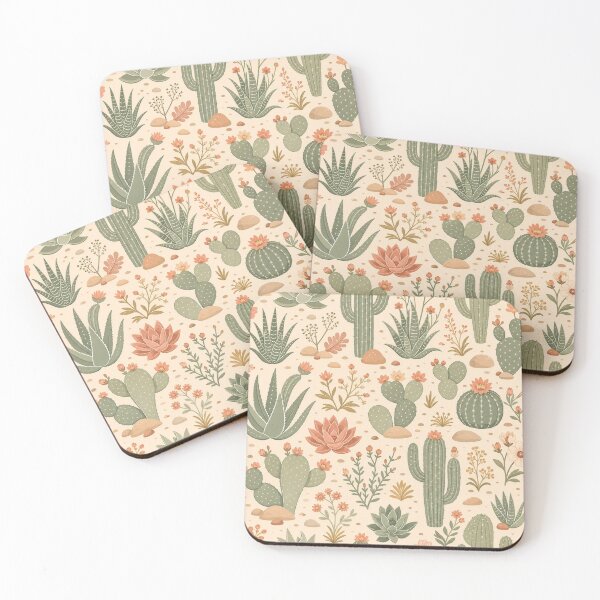 Item preview, Cute Aloe Plant Botanical Pattern designed and sold by BloomingDesign3.
