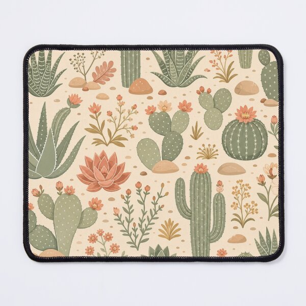 Item preview, Cute Aloe Plant Botanical Pattern designed and sold by BloomingDesign3.