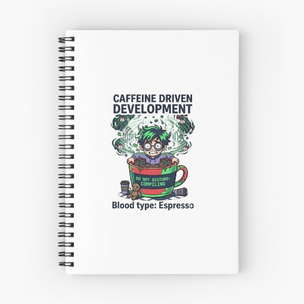 Item preview, Caffeine Driven Development designed and sold by IntrovertEngineer11.