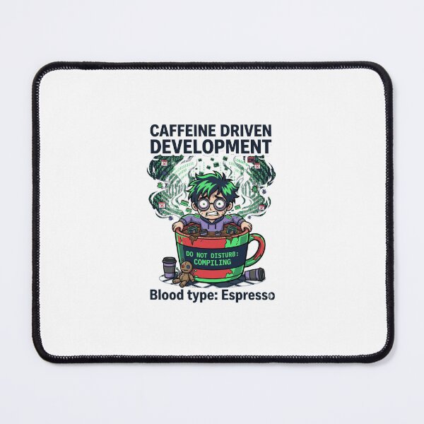 Item preview, Caffeine Driven Development designed and sold by IntrovertEngineer11.