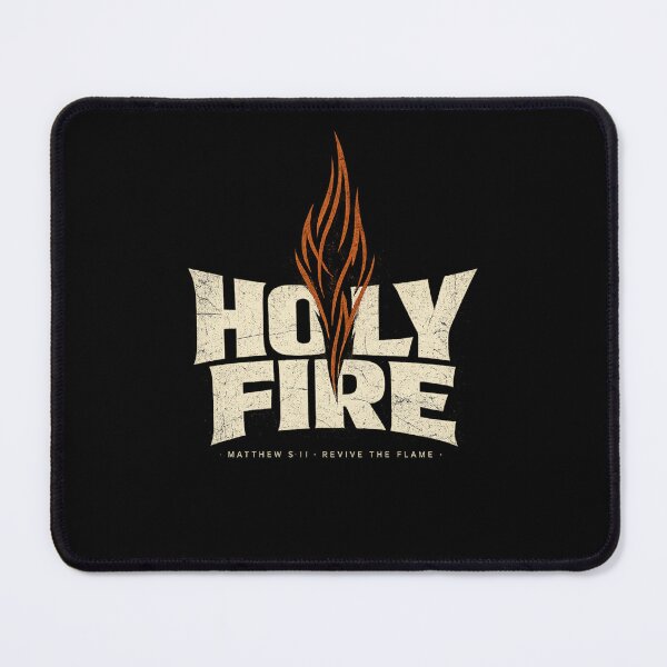 Item preview, Holy Fire Matthew 3 11 Distressed Christian Streetwear designed and sold by ALTFaithDesign.