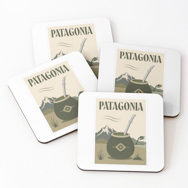 Item preview, Patagonia Mate Gourd Andes Mountains Travel Poster designed and sold by Beyond Destinations.