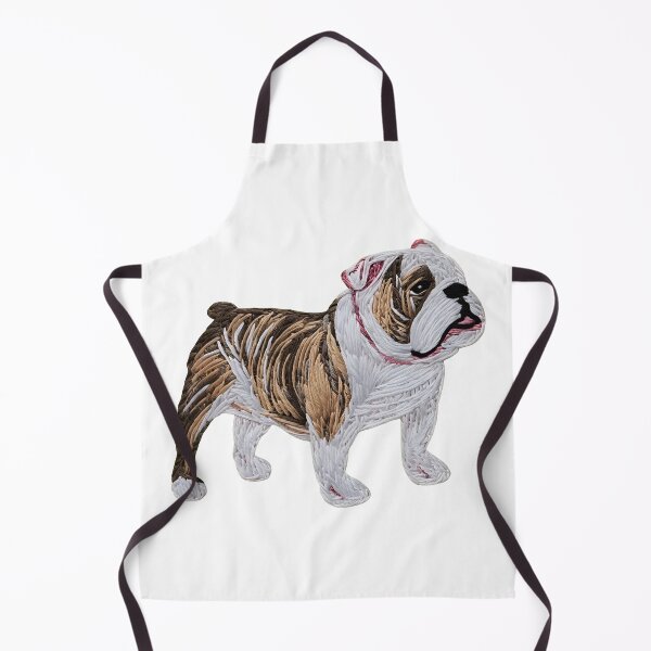 Item preview, Embroidery Style Bulldog Dog Animal Graphic Tee designed and sold by StranHabesre51.