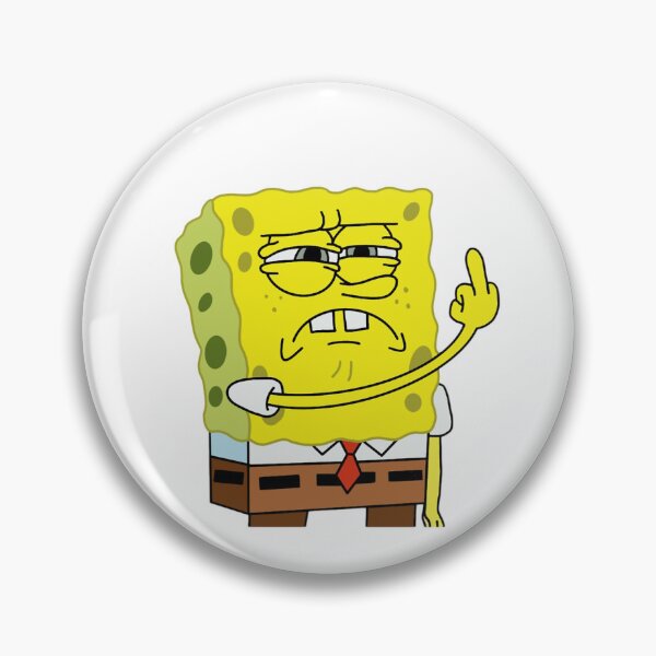 Item preview, Savage Sponge bob  | Funny Angry Cartoon Meme Sticker designed and sold by GEARSHIFT GRAPHICS.
