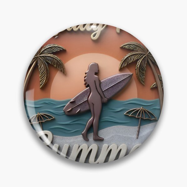 Item preview, ​3D Textured Summer Beach Life - Tropical Vacation designed and sold by TheNovaGraphix.