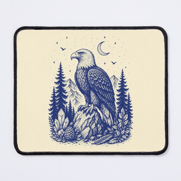 Item preview, Vintage Bald Eagle Wilderness Art designed and sold by 89shirts.