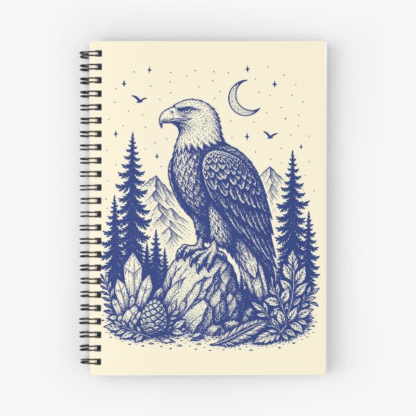 Item preview, Vintage Bald Eagle Wilderness Art designed and sold by 89shirts.
