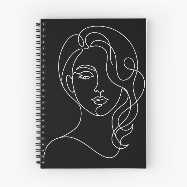 Item preview, Minimalist Woman Face Line Art, Abstract Female Portrait Print, Elegant Aesthetic One Line Drawing designed and sold by seven things shop.