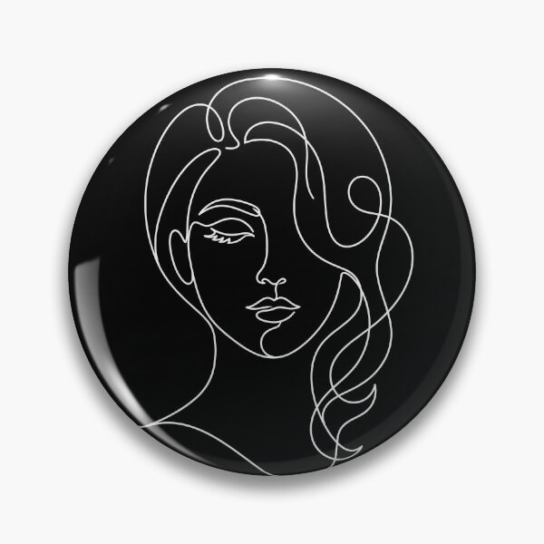 Item preview, Minimalist Woman Face Line Art, Abstract Female Portrait Print, Elegant Aesthetic One Line Drawing designed and sold by seven things shop.