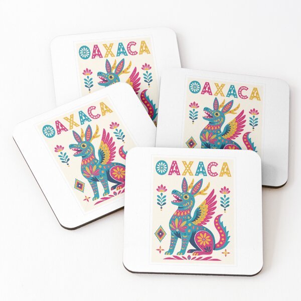 Item preview, Oaxaca Alebrije Colorful Mexican Folk Art Poster designed and sold by Beyond Destinations.