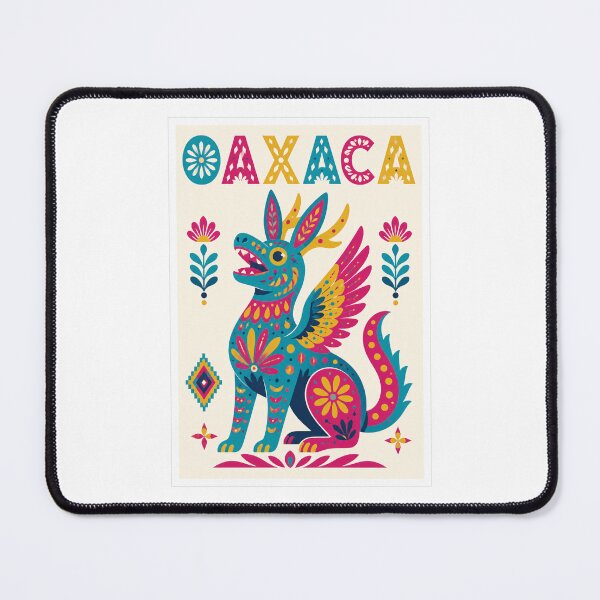 Item preview, Oaxaca Alebrije Colorful Mexican Folk Art Poster designed and sold by Beyond Destinations.