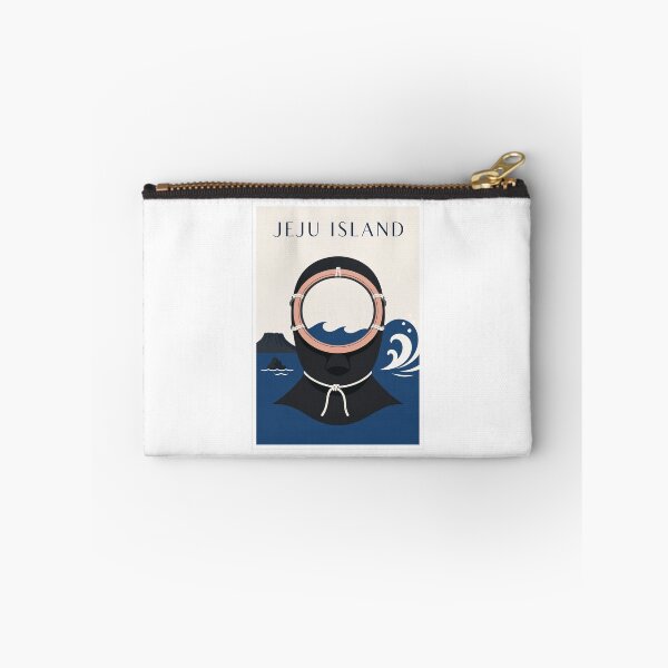 Item preview, Jeju Island Haenyeo Diving Helmet Travel Poster designed and sold by Beyond Destinations.