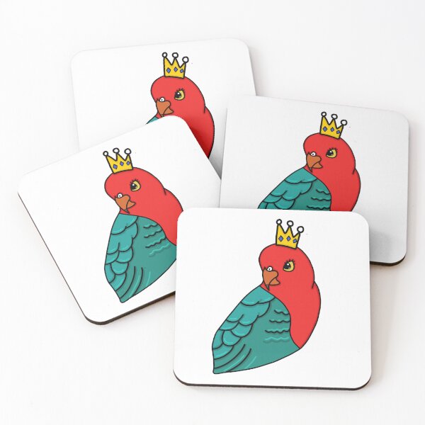 Item preview, Australian King Parrot - A Derpybird design designed and sold by YOjosie.