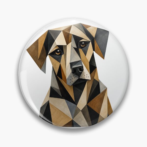 Artikelvorschau, Geometrische Labrador-Hunde-Low-Poly-Kunst entworfen und verkauft von ziblod.
