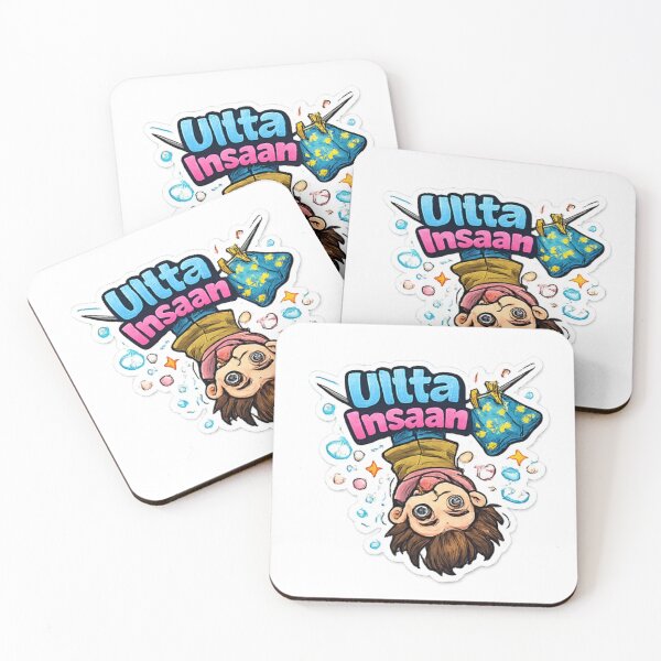 Item preview, Ulta Insaan Funny Upside Down Cartoon Sticker | Weird Gen Z Meme.  designed and sold by Jyotisima8929.