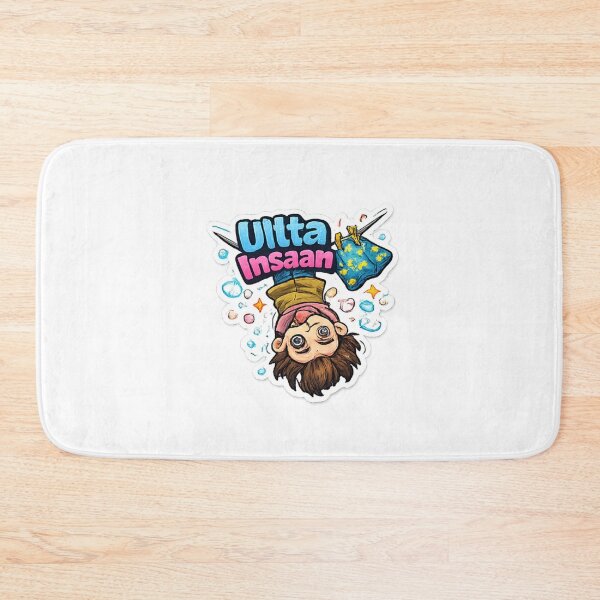 Item preview, Ulta Insaan Funny Upside Down Cartoon Sticker | Weird Gen Z Meme.  designed and sold by Jyotisima8929.