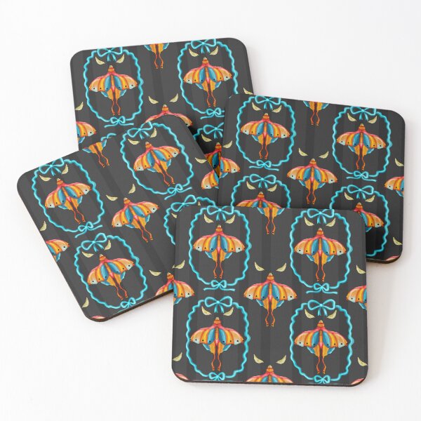 Item preview, Celestial Moth Folk Art | Botanical Maximalist Pattern Design designed and sold by VirtuallyCreativ .