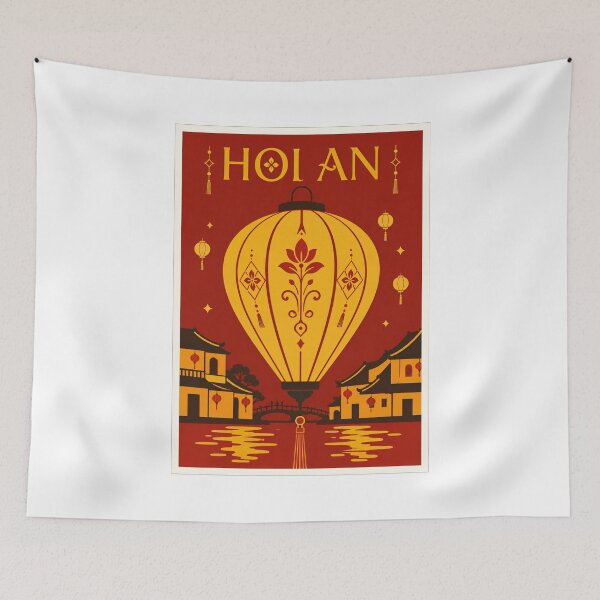 Item preview, Hoi An Lantern Ancient Town Vietnam Travel Poster designed and sold by Beyond Destinations.