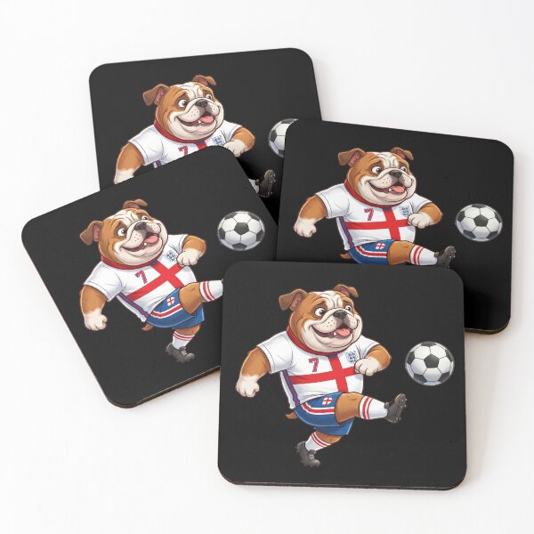 Item preview, England Bulldog — Football World Cup 2026 Cartoon Mascot Sticker designed and sold by David Mateo ArtWorks.