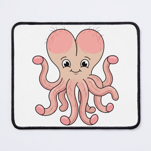 Item preview, Cute Kawaii Heart Head Pink Octopus designed and sold by seven things shop.
