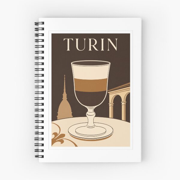 Item preview, Turin Bicerin Coffee Italian Drink Travel Poster designed and sold by Beyond Destinations.