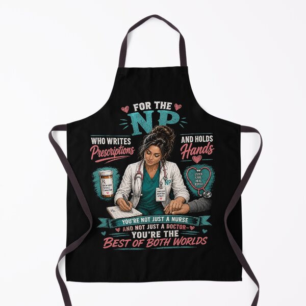 Item preview, NP Nurse Practitioner Best Of Both Worlds designed and sold by Nurse Craft Studio.