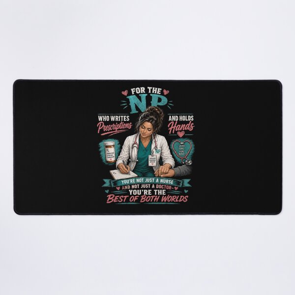 Item preview, NP Nurse Practitioner Best Of Both Worlds designed and sold by Nurse Craft Studio.