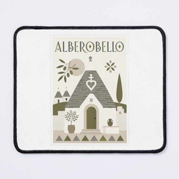 Item preview, Alberobello Trulli Houses Puglia Italy Travel Poster designed and sold by Beyond Destinations.