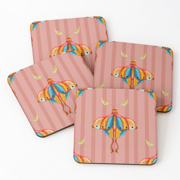 Item preview, Celestial Moth Folk Art | Botanical Maximalist Pattern Design designed and sold by VirtuallyCreativ .