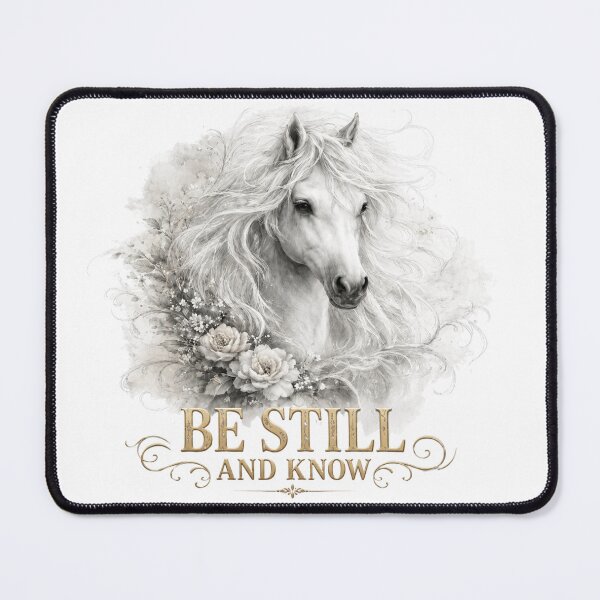 Item preview, Be Still And Know Horse Christian Shirt | Faith Based Western Floral Horse Design designed and sold by Ashes to Artistry.