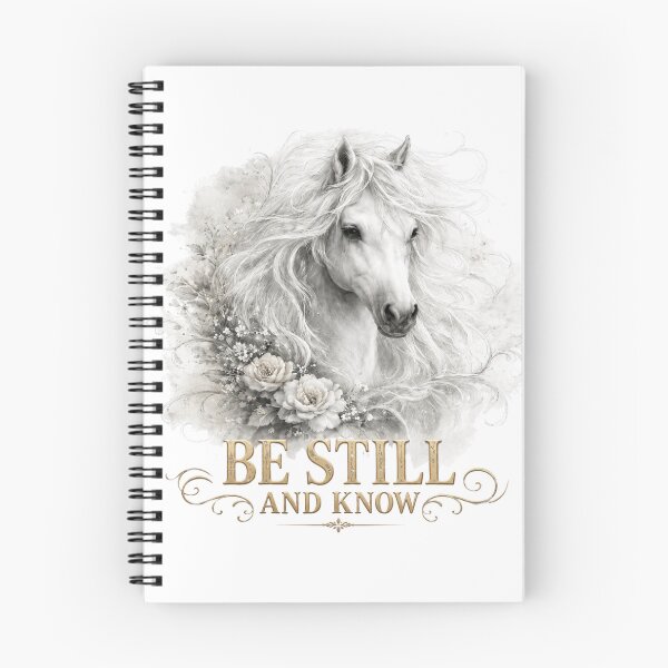 Item preview, Be Still And Know Horse Christian Shirt | Faith Based Western Floral Horse Design designed and sold by Ashes to Artistry.