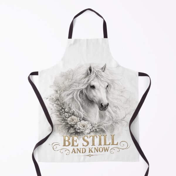 Item preview, Be Still And Know Horse Christian Shirt | Faith Based Western Floral Horse Design designed and sold by Ashes to Artistry.